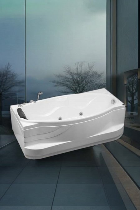 بانيو زاوية Massage بتصميم موجة